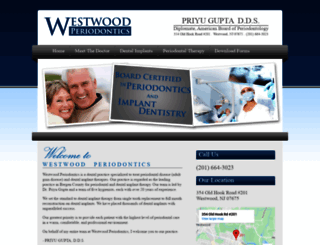 westwoodperiodontics.com screenshot