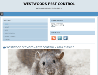 westwoods-pest-control.co.uk screenshot