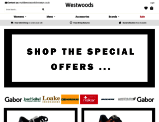 westwoodsfootwear.co.uk screenshot