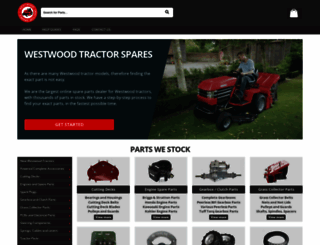 westwoodtractorspares.co.uk screenshot