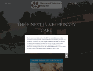 westwoodvet.com screenshot