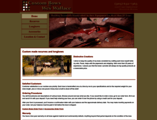 weswallacebows.com screenshot