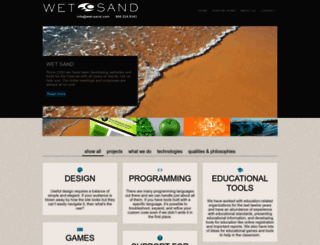 wet-sand.com screenshot