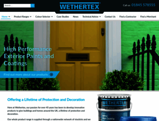 wethertex.co.uk screenshot