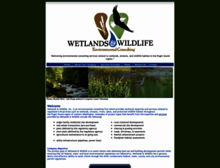 wetlands-wildlife.com screenshot