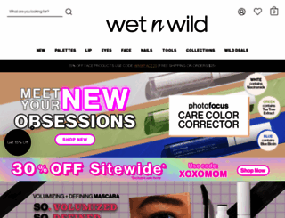 wetnwildbeauty.com screenshot