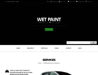 wetpaintprinting.com screenshot