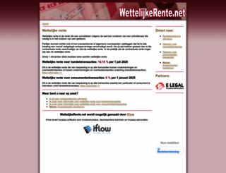 wettelijkerente.net screenshot