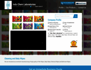 wetwipesmanufacturer.com screenshot