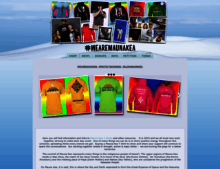 wewearmaunakea.com screenshot