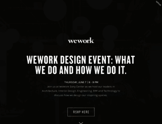 weworkdesignevent.splashthat.com screenshot