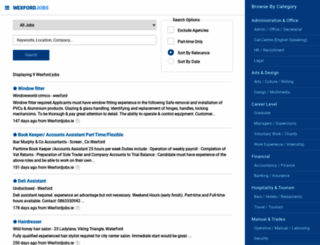 wexfordjobs.ie screenshot