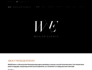 wexlerevents.com screenshot