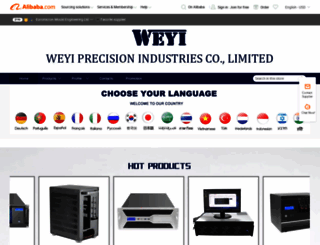 weyimold.en.alibaba.com screenshot