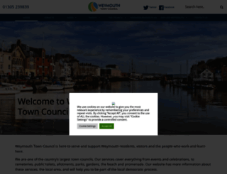 weymouthtowncouncil.gov.uk screenshot