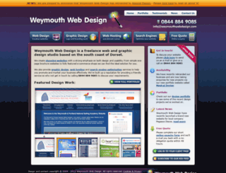 weymouthwebdesign.com screenshot