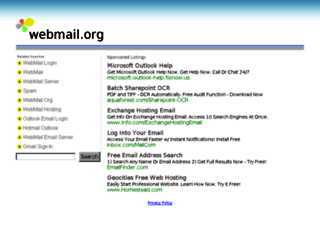 wfp.webmail.org screenshot