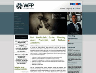 wfplaw.com screenshot