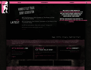 wftda.org screenshot