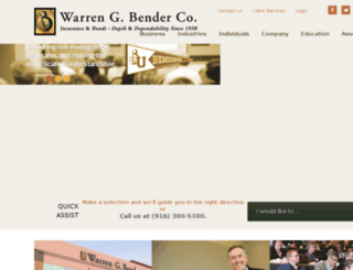 wgbender.com screenshot