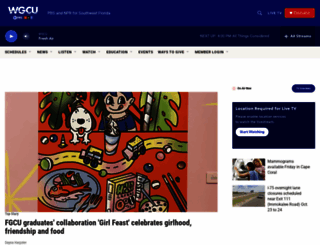 wgcu.org screenshot