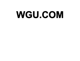 wgu.com screenshot