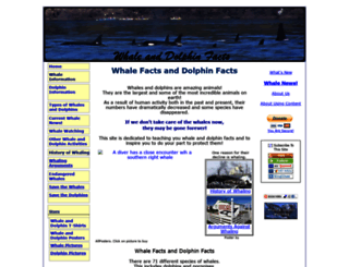 whale-and-dolphin-facts.com screenshot