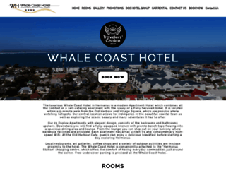 whalecoasthotel.co.za screenshot