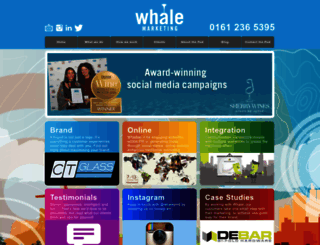whalemarketing.co.uk screenshot