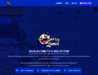 whalesandgames.com screenshot