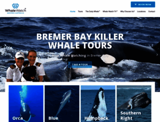whalewatchwesternaustralia.com screenshot