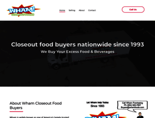 whamfoods.com screenshot