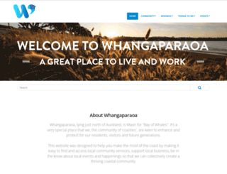 whangaparaoa.info screenshot