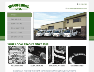 wharfebros.co.nz screenshot