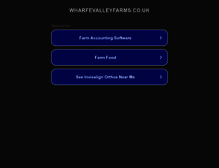 wharfevalleyfarms.co.uk screenshot