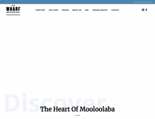 wharfmooloolaba.com.au screenshot
