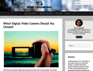whatcamcorders.com screenshot
