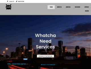 whatchaneedservices.com screenshot