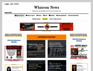 whatcom-news.com screenshot
