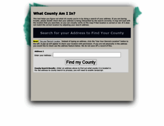 whatcountyamiin.com screenshot