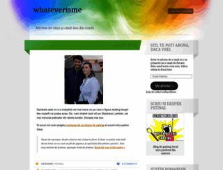 whateverisme.wordpress.com screenshot