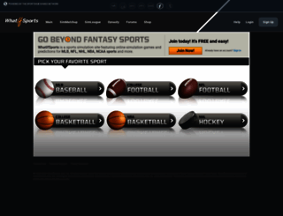 whatifsports.net screenshot