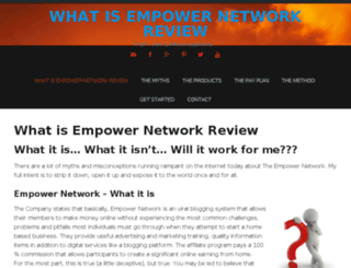 whatisempowernetworkreview.org screenshot