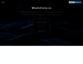 whatisforex.co screenshot