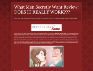 whatmensecretlywant-review.blogspot.com screenshot