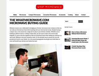 whatmicrowave.com screenshot