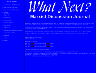 whatnextjournal.org.uk screenshot