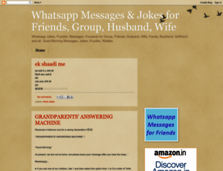 whatsapp-friends.blogspot.in screenshot