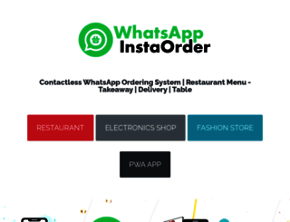 whatsapp-instaorder-demo.livelyworks.net screenshot