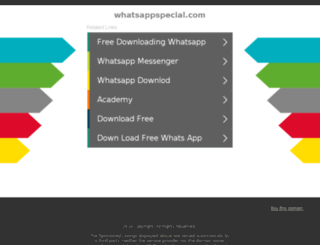 whatsappspecial.com screenshot